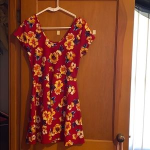 Red Flower Dress!